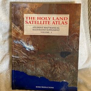 Holy Land Satellite Atlas Hardcover Book